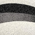2' X 4' Gray Abstract Dhurrie Area Rug